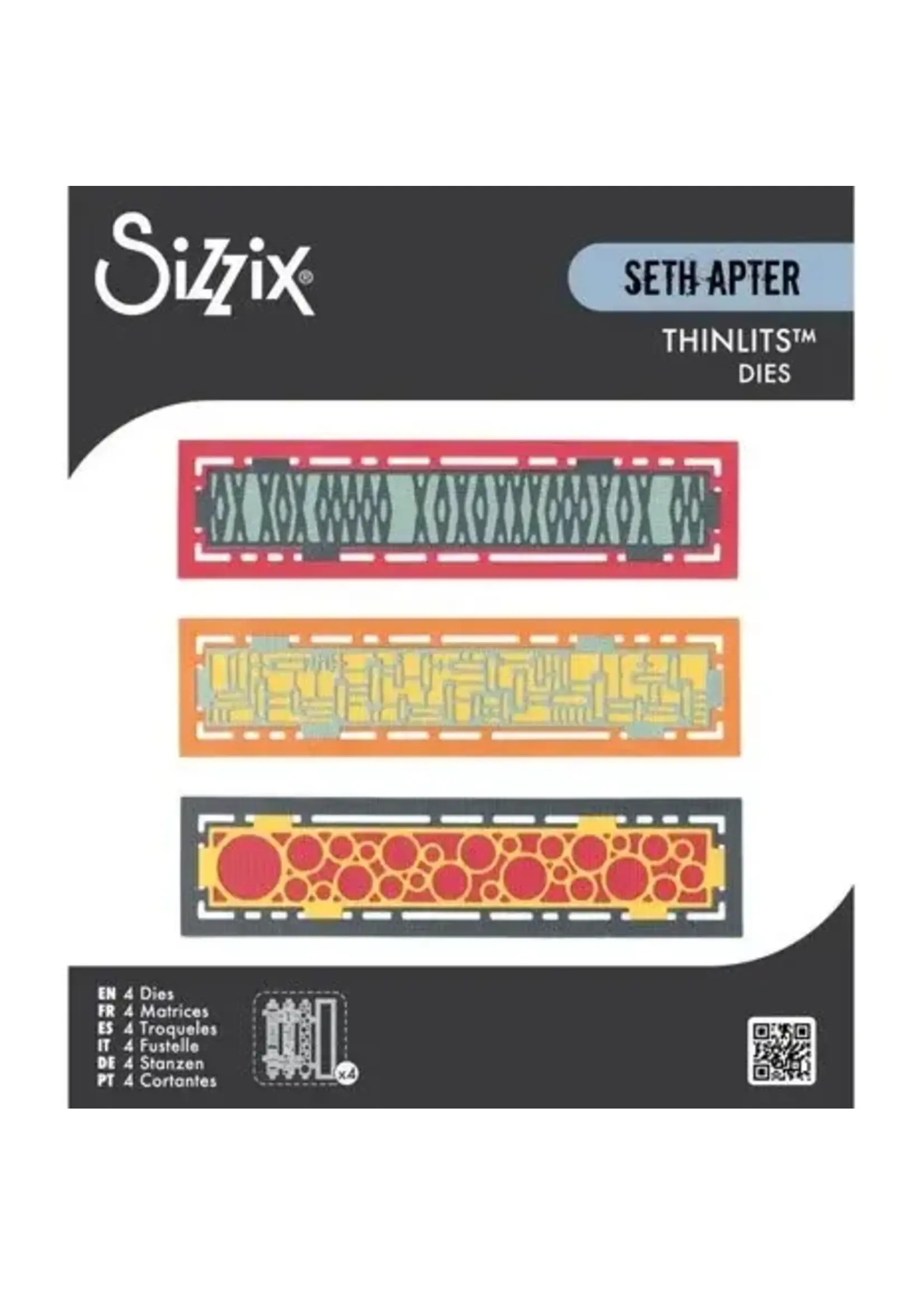 Thinlits Die Set Sockets #1 (4pcs) by Seth Apter (667232)