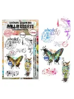 Universe of Patterns A6 Stamp Sets Numeric Terrain by Autour De Mwa & Co (AALL-TP-1533)