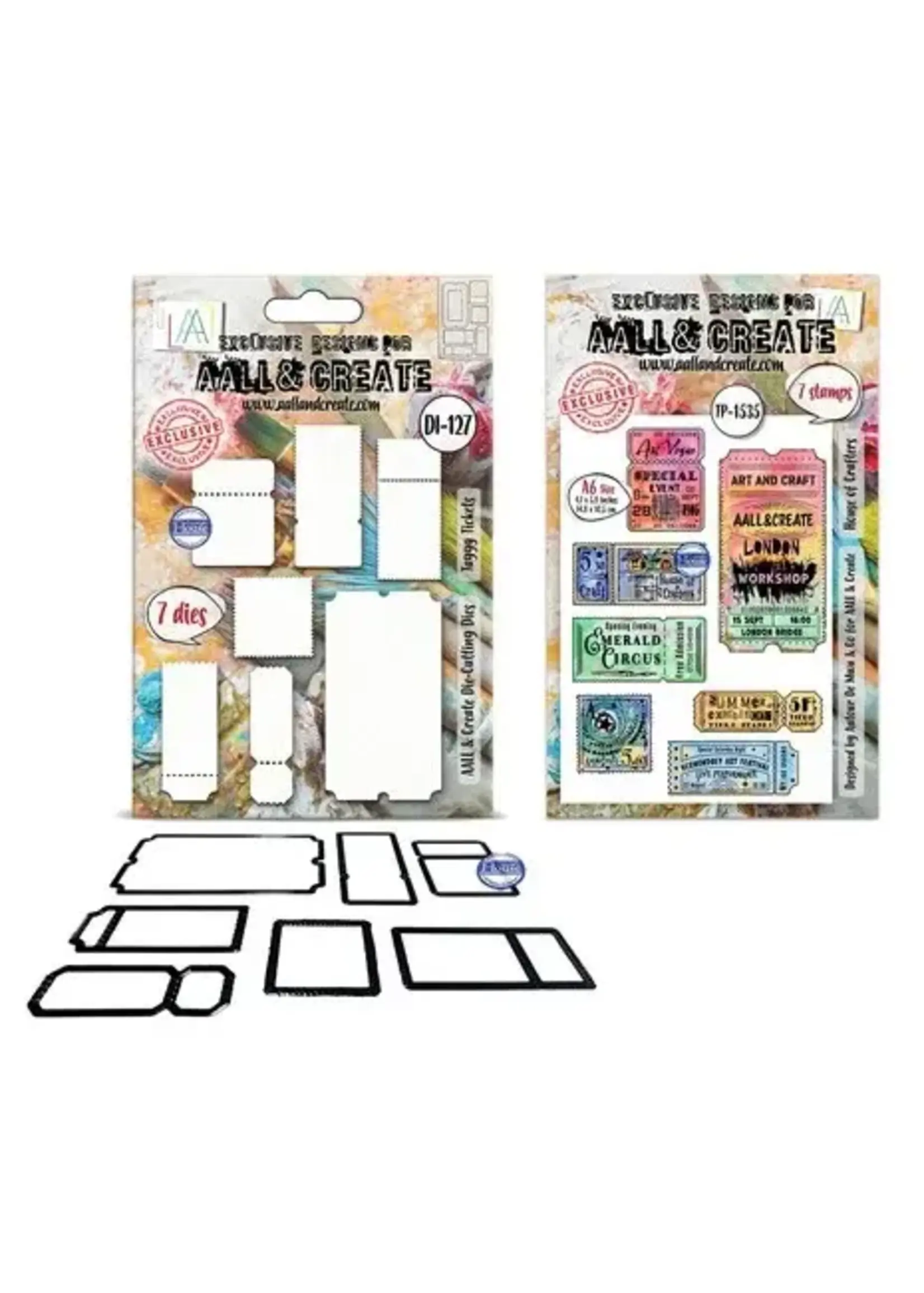 Universe of Patterns A5 Stamps & Dies Little Post Office by Autour De Mwa & Co (AALL-PCK-ADM004)