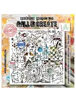 Universe of Patterns 6x6 Inch Stencil Star Count by Autour De Mwa & Co (AALL-PC-281)