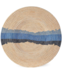 MAISON SUKU Blue coast woven wall decoration Calm ø 70 cm