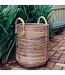 Soeji Rotan wasmand rond – rotan plantenmand – grote Boho mand – decoratieve mand handgemaakt van rotan (2 maten Ø 35/40 cm) OTERE