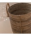 Soeji Rotan wasmand rond – rotan plantenmand – grote Boho mand – decoratieve mand handgemaakt van rotan (2 maten Ø 35/40 cm) OTERE