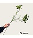 QMF Trading 5-stengelige kantbloem | Zijden kunstbloem | Lengte 82cm  1pcs