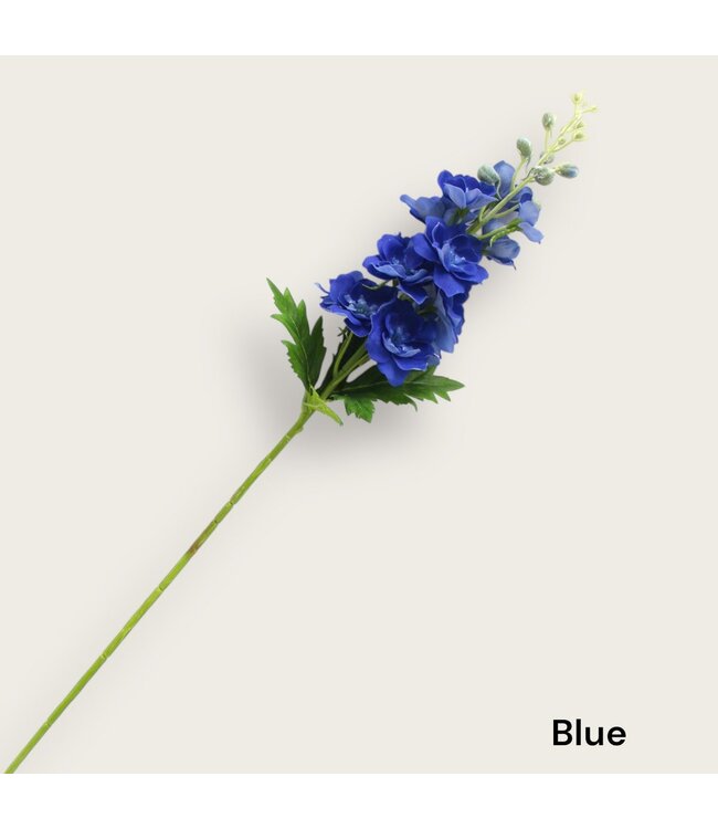 QMF Trading Ridderspoor | Zijden kunstbloem | Lengte 72cm  1pcs