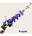QMF Trading Grote 3-takkige delphinium | Zijden kunstbloem | Lengte 70cm  1pcs