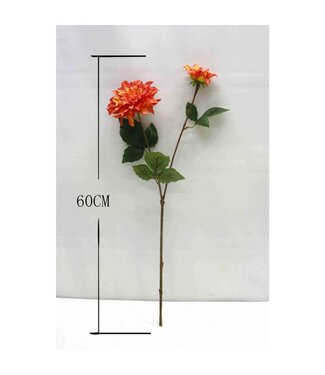QMF Trading kunstbloem Dahlia（hand touch） 60 cm