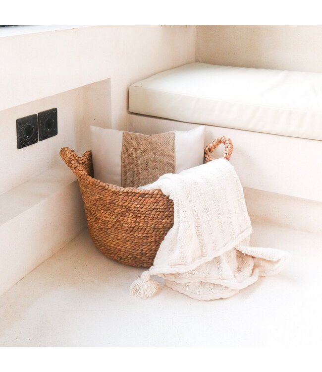 Soeji Wasmand | Plantenmand | Opbergmand SAMU van waterhyacint (3 maten)