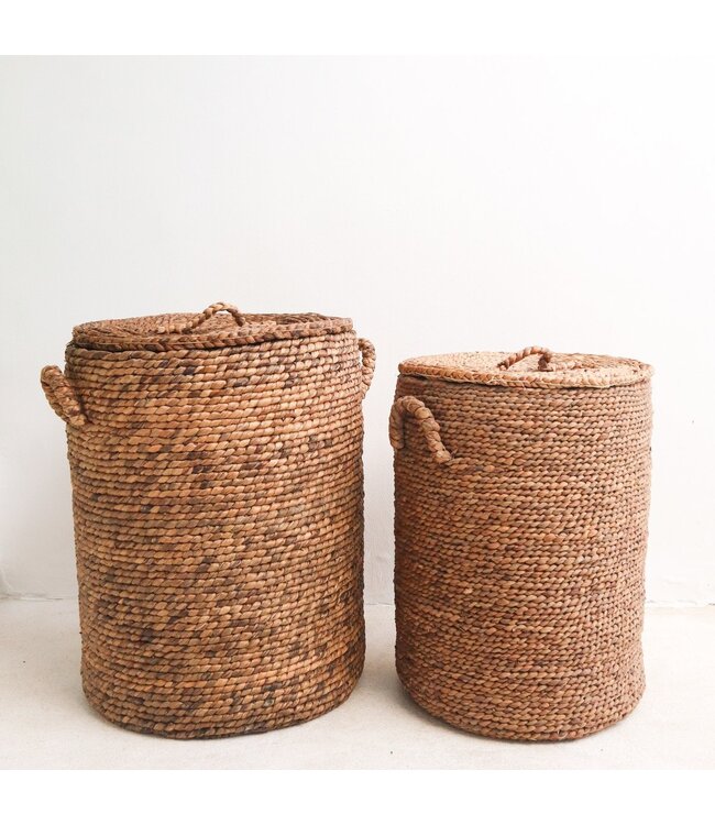 Soeji Opbergmand IKAT | Wasmand | Mand met deksel | Mand met deksels