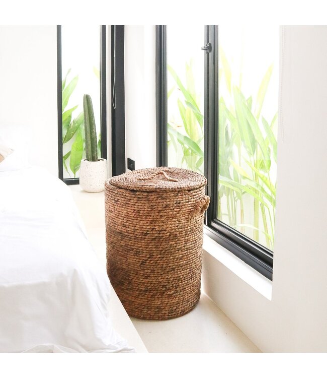 Soeji Opbergmand IKAT | Wasmand | Mand met deksel | Mand met deksels