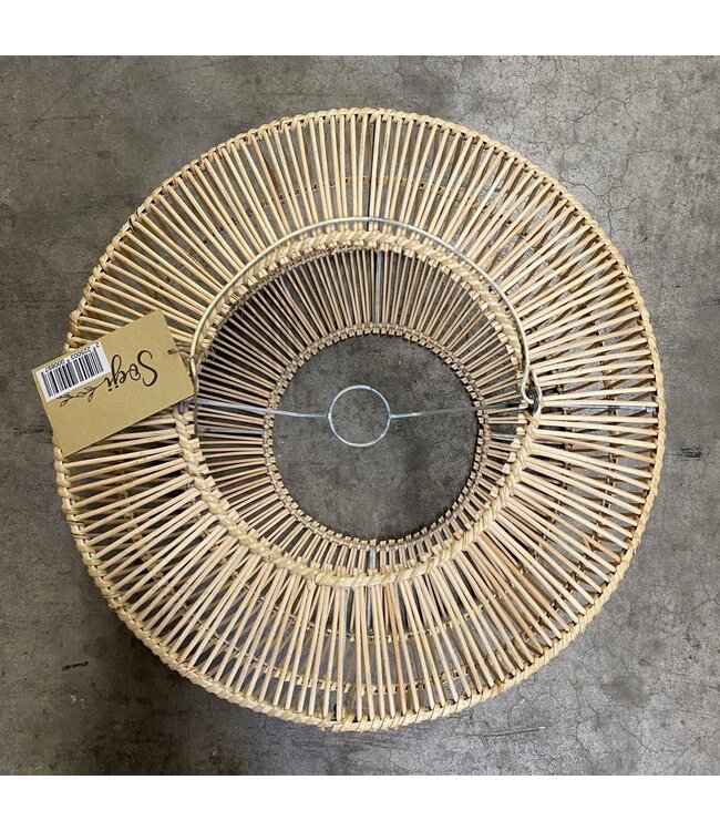 Soeji Rotanlamp | Boho lampenkap | Hanglamp LIKU (2 maten)