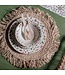 Soeji Placemat (set van 2,4 of 6) AMBON | Placemat van Raffia | 45 cm doorsnee