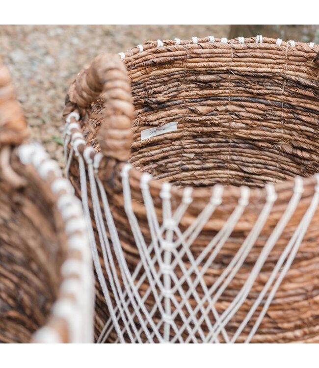 Soeji Wasmand | Plantenmand | Opbergmand JUWANA gemaakt van bananenvezel