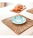 Soeji Placemat (set van 2, 4 of 6) 36 cm | Placemat VARNA (naturel) gemaakt van zeegras