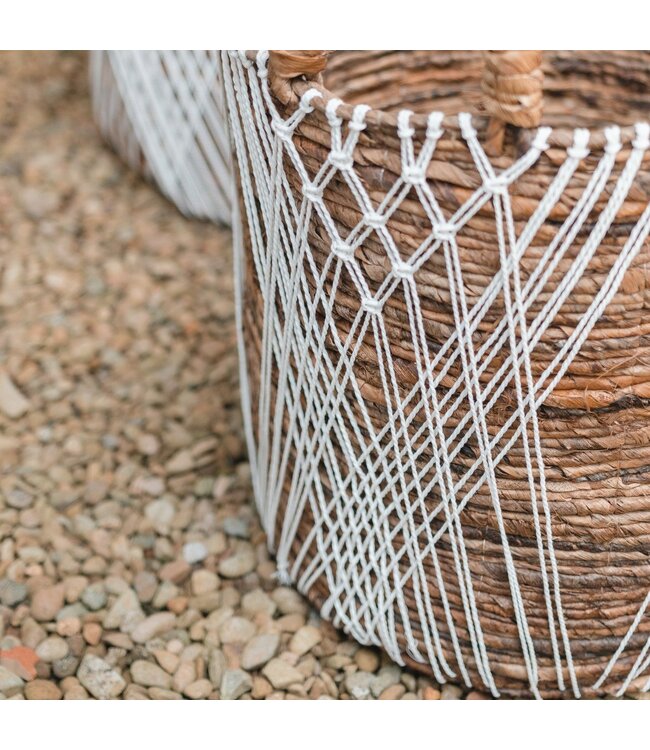 Soeji Wasmand | Plantenmand | Opbergmand JUWANA gemaakt van bananenvezel