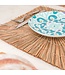 Soeji Placemat (set van 2, 4 of 6) 36 cm | Placemat VARNA (naturel) gemaakt van zeegras