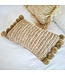 Soeji Sierkussen met vulling | Decoratief Kussen | Sofa Kussen SANUR gemaakt van Raffia