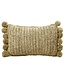 Soeji Sierkussen met vulling | Decoratief Kussen | Sofa Kussen SANUR gemaakt van Raffia