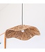 Soeji Boho lampenkap – grote raffia plafondlamp – natuurlijke hanglamp – handgemaakte plafondlamp gemaakt van raffia TAMPAH (Ø 53 cm)