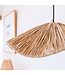 Soeji Boho lampenkap – grote raffia plafondlamp – natuurlijke hanglamp – handgemaakte plafondlamp gemaakt van raffia TAMPAH (Ø 53 cm)
