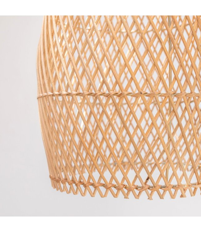 Soeji Rotan plafondlamp Boho lampenkap TABUNG