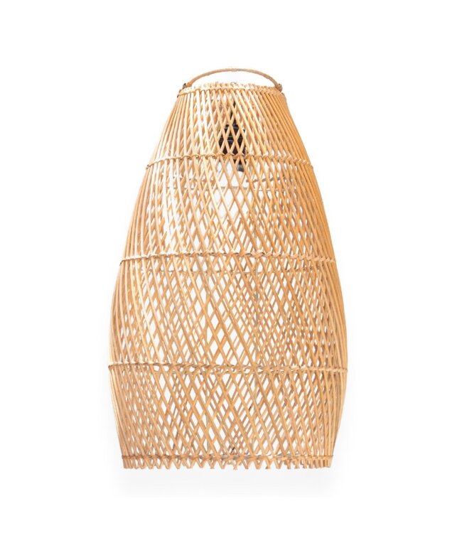 Soeji Rotan plafondlamp Boho lampenkap TABUNG