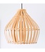 Soeji Bamboe Lampenkap – Boho Hanglamp – Bamboe Hanglamp – Lampenkap Klokvormig – Handgemaakte Bamboe Lampenkap KIRMA (Ø 45 cm)