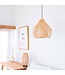 Soeji Bamboe Lampenkap – Boho Hanglamp – Bamboe Hanglamp – Lampenkap Klokvormig – Handgemaakte Bamboe Lampenkap KIRMA (Ø 45 cm)