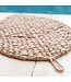 Soeji Placemat bladvormig (Set van 2, 4 of 6) 48 cm | Boho Tafelmat DITU gemaakt van Waterhyacint