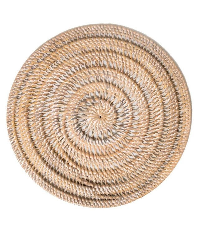 Soeji Placemat (set van 2, 4 of 6) ILUH 35 cm | Boho Tafelmat gemaakt van rotan