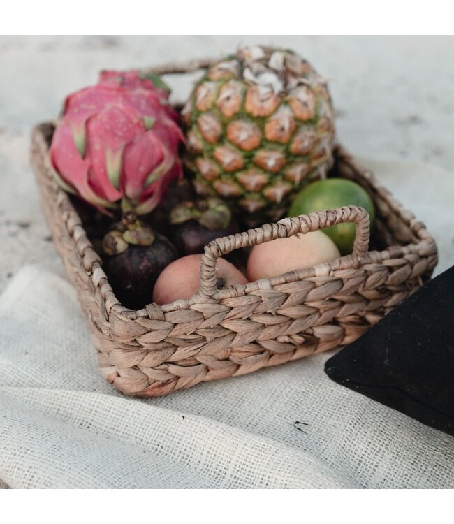 Soeji Dienblad BESAKIH van waterhyacint (3 maten)