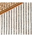 Soeji Groot vloerkleed van wit katoen met zwarte strepen 150x120 cm KERTA handgeweven
