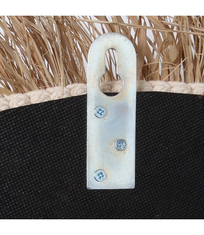 BAZAR BIZAR The Raffia Ginger Mirror - Naturel