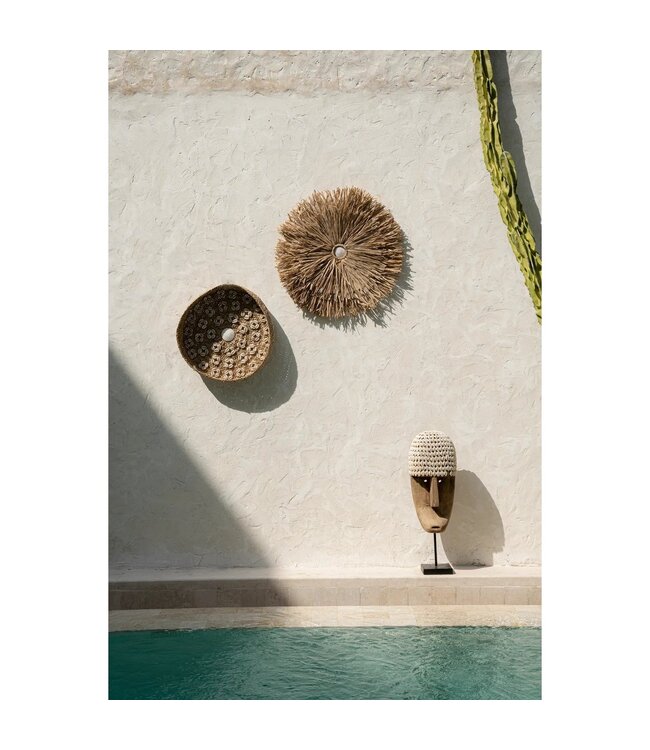 BAZAR BIZAR De Caribe Shell Plaat - Natuurlijk Wit - M