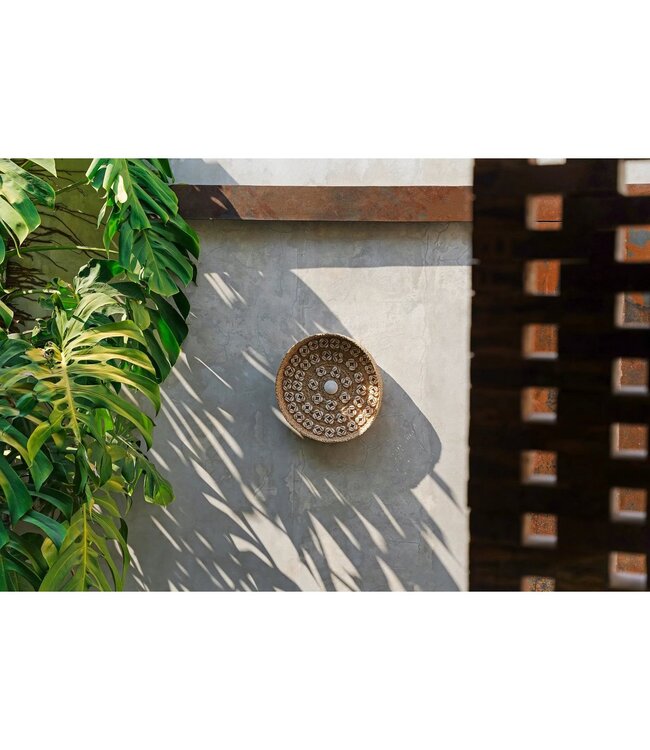 BAZAR BIZAR De Caribe Shell Plaat - Natuurlijk Wit - M