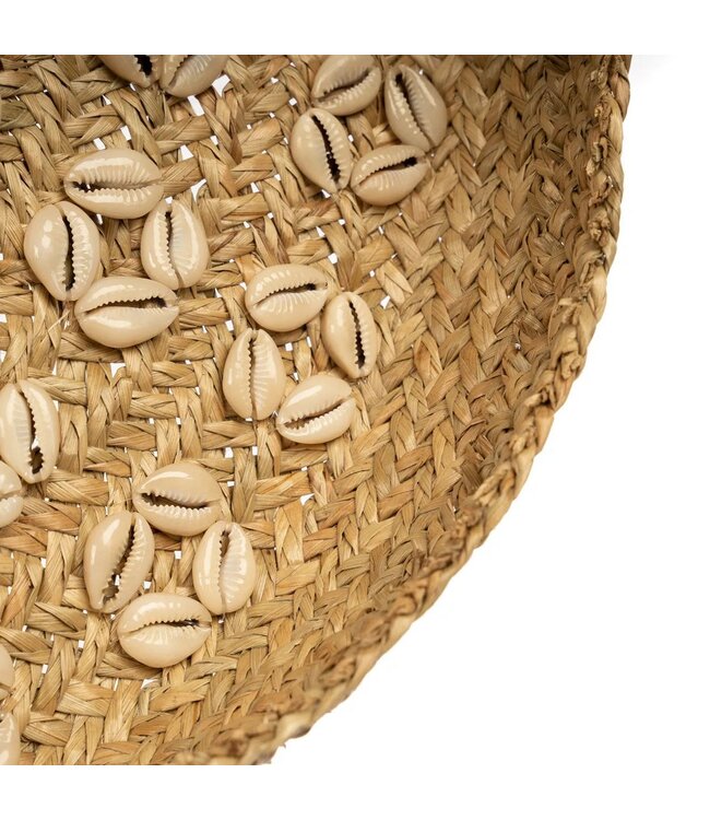 BAZAR BIZAR De Caribe Shell Plaat - Natuurlijk Wit - M