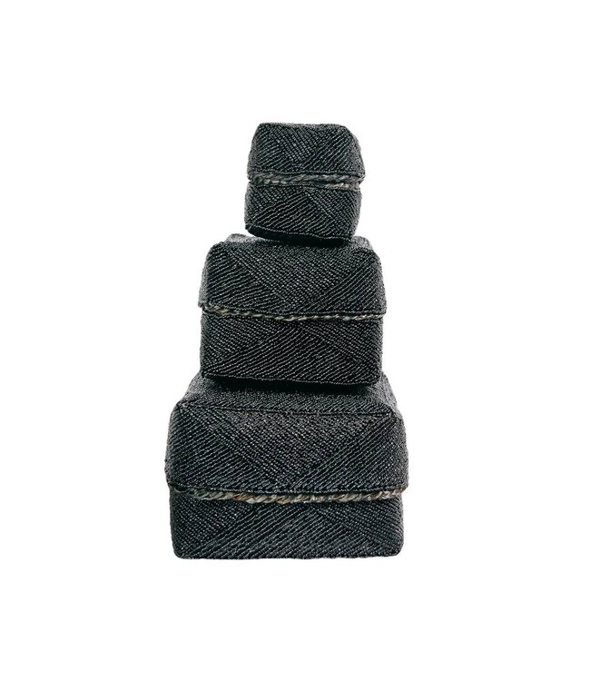 BAZAR BIZAR De kralenmand - Zwart - L