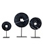 BAZAR BIZAR The Marble Disc on Stand - Zwart - L
