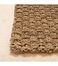 Soeji Zeegras vloerkleed 72x45 cm Handgeweven van natuurlijke vezels NIRAMA rechthoekig deurmattapijt