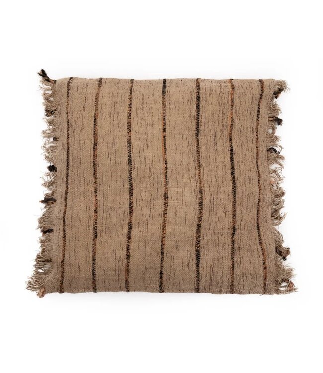 BAZAR BIZAR The Oh My Gee Kussenhoes - Beige Zwart - 60x60