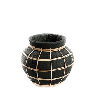 BAZAR BIZAR De Buikvaas - Zwart Naturel - S