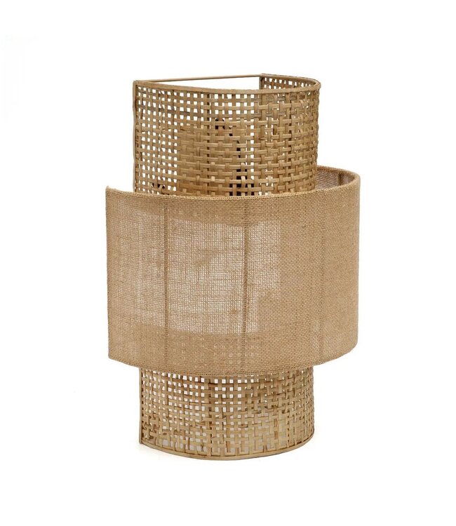 BAZAR BIZAR De Bolly Jute Wandlamp - Naturel - M