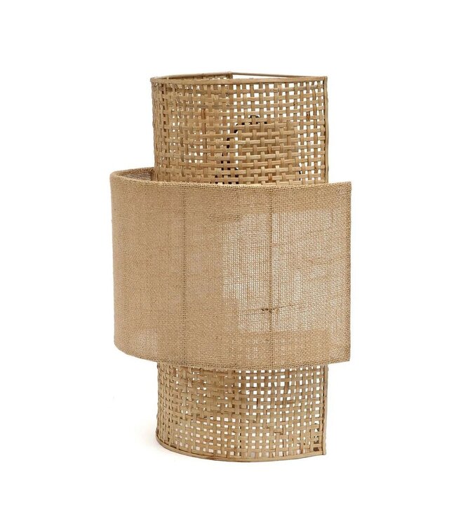 BAZAR BIZAR De Bolly Jute Wandlamp - Naturel - M