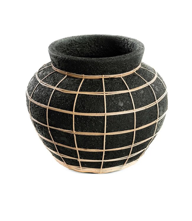 BAZAR BIZAR De Buikvaas - Zwart Naturel - L