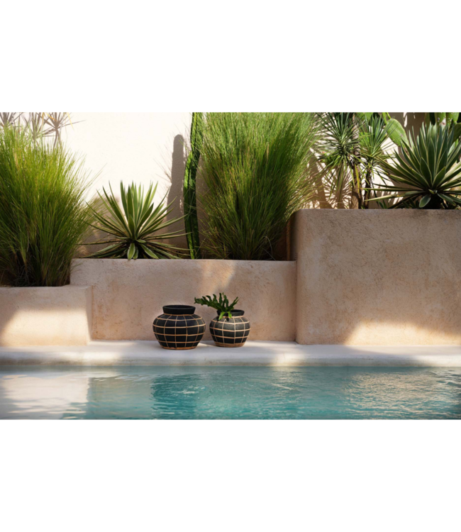 BAZAR BIZAR De Buikvaas - Zwart Naturel - M