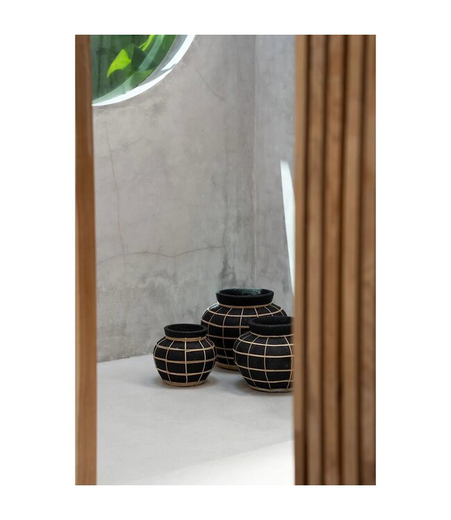 BAZAR BIZAR De Buikvaas - Zwart Naturel - M