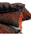 BAZAR BIZAR The Oh My Gee Kussenhoes - Zwart Oranje - 30x50
