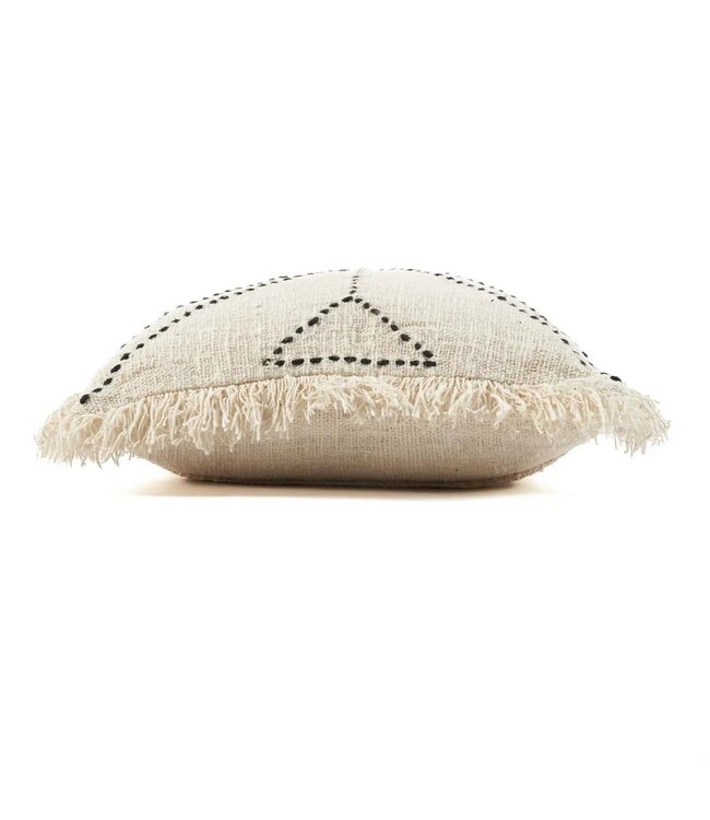 BAZAR BIZAR De Tribal Kussenhoes - Natuurlijk Zwart