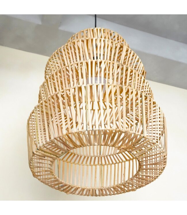 BAZAR BIZAR Rotanlamp met buitengewoon ontwerp | Lampenkap | Hanglamp MULIA