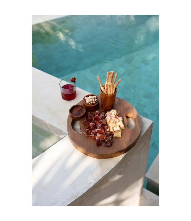 BAZAR BIZAR The Teak Root Tray - Naturel - L